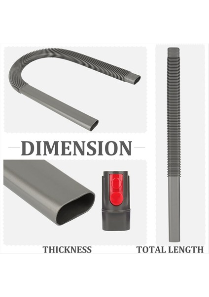 Maggiei Dyson Gen5 V15 V12 V11 V10 V8 V7 Kurutma Makinesi Havalandırma Temizleme Kiti Lint Vakum Ek Parçaları Esnek Kurutma Makinesi Lint Temizleme Aracı (Yurt Dışından) fiyatları