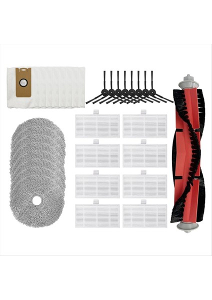 Maggiei Ultenic Mc1 Elektrikli Süpürge Yedek Parçaları Ana Yan Fırça Hepa Filtre Paspas Bezi Toz Torbası (Yurt Dışından) fırsatları