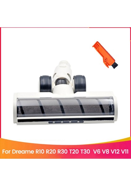 Maggiei Dreame R10 R20 R30 T20 T30 V6 V8 V12 V11 Elektrikli Süpürge Aparatı Için Yumuşak Rulo Fırça Temizleme Başlığı ve LED Toz Işıkları B (Yurt Dışından)