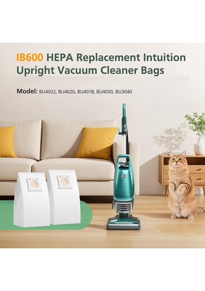 Maggiei Kenmore Intuition Dik Elektrikli Süpürge BU4022, BU4020, BU4018, BU4050, BU3040 Için 16 Adet IB600 Hepa Elektrikli Süpürge Torbası (Yurt Dışından) modelleri