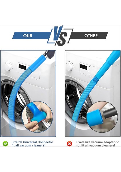 Maggiei Kurutma Makinesi Havalandırma Temizleyicisi, Lint Giderme Için Evrensel Vakum Hortumu Aparatı, Tıkalı Kanallar Için Derin Temizleme Fırçası (Yurt Dışından) fırsatları