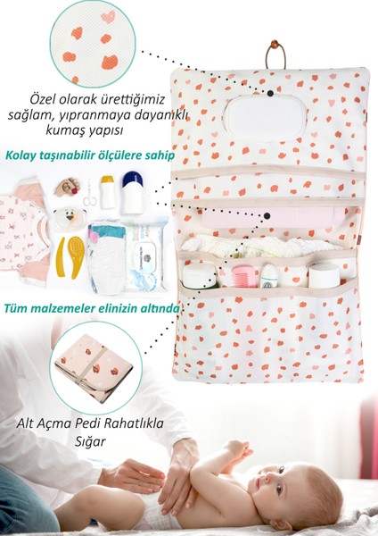 Anne Bebek Bakım Çantası Yenidoğan Alt Açma Değiştirme Düzenleyici Çantası Organizer Ada
