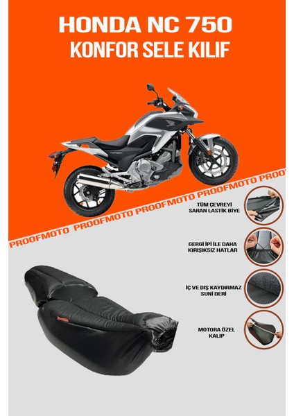 Honda NC 750 Konfor Sele Kılıf