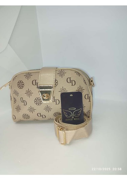 Kadın Monogram Dizayn Şık Tarz El Omuz Çanta 15X20 cm fiyatları