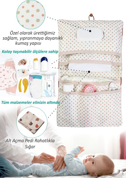 Anne Bebek Bakım Çantası Yenidoğan Alt Açma Değiştirme Düzenleyici Çantası Organizer Urcin