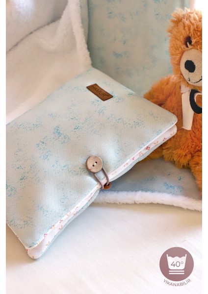 Anne Bebek Bakım Çantası Yenidoğan Alt Açma Değiştirme Düzenleyici Çantası Organizer Solid Ç.Yeşili