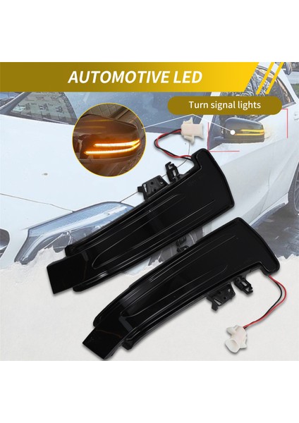 Araba Dikiz Aynası LED Dinamik Dönüş Sinyal Lambası Göstergesi Mercedes-Benz Absce Gla Glk W176 W246 W204 Için (Yurt Dışından) fırsatları