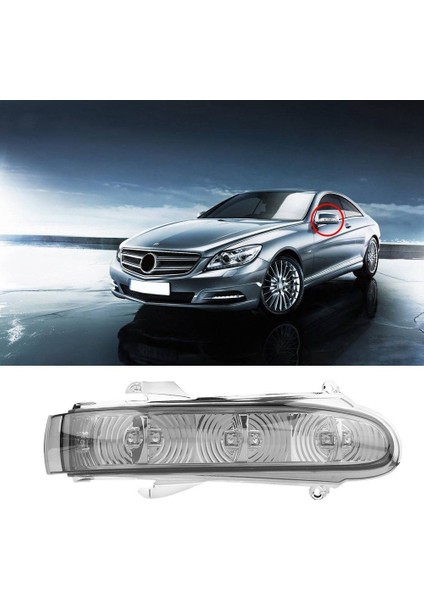 1 Çift Arka Görünüm Yan Ayna Lambası Göstergeleri Dönüş Sinyal Lambası Mercedes Benz S/cl Sınıfı W220 W215 1999-2003 Duman (Yurt Dışından) modelleri