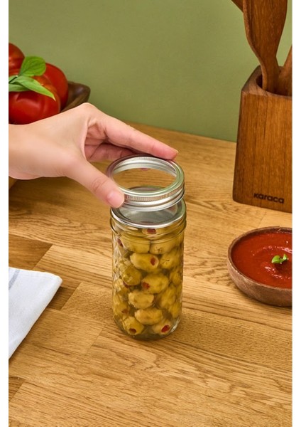 x Refika Boyunsuz Baklava Desen Kavanoz 500 Ml