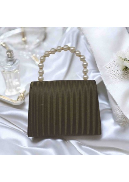 Incili Şık Zincirli El ve Omuz Kadın Abiye Çanta modelleri