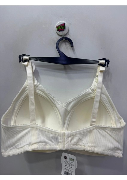 Kadın Balenli Tül Detaylı Toparlayıcı Ekru Sütyen fiyatları