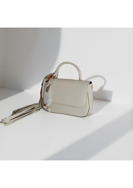 Kadın Fular Detaylı Askılıı Omuz ve Kol Çantası