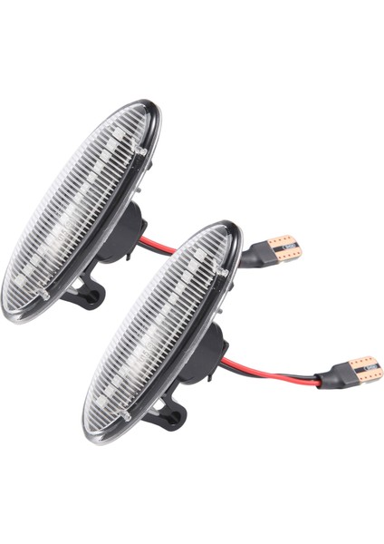 Araba LED Dinamik Yan Işaret Sinyal Lambası Işık Dönüş Lambası Nissan Qashqai J10 X-Trail T31 Cube Juke Leaf Micra Beyaz (Yurt Dışından) fiyatları