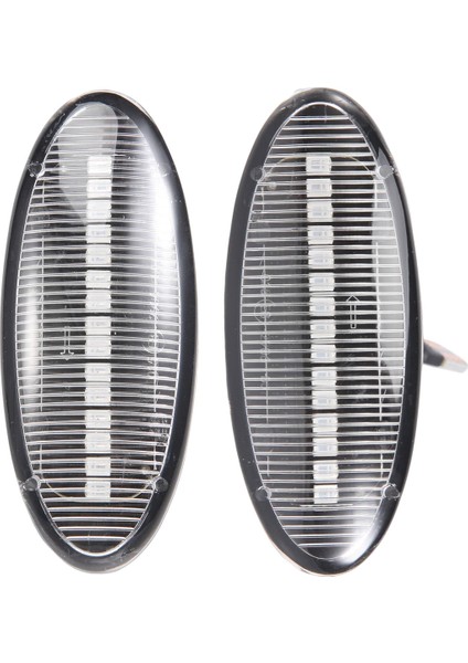 Araba LED Dinamik Yan Işaret Sinyal Lambası Işık Dönüş Lambası Nissan Qashqai J10 X-Trail T31 Cube Juke Leaf Micra Beyaz (Yurt Dışından) modelleri