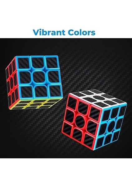 Select Klasik 3x3 Sihirli Küp ve Piramit Meilong Moyu Cubing Sınıf Karbon Fiber Kaymaz Etiket ile Daha Hızlı, Daha Kolay ve Daha Düzgün Döndürme, Yeni Başlayanlar ve Profesyoneller fiyatları