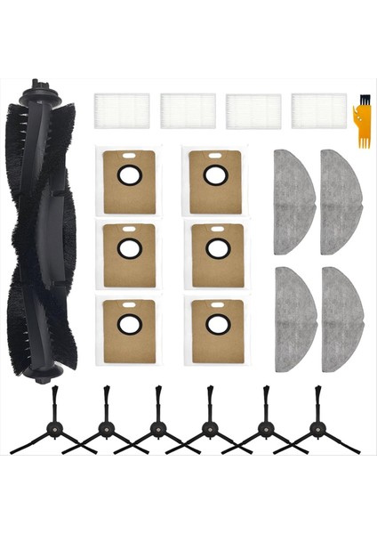 Tapo RV30 Max Plus, RV30 Max, RV20 Max Plus, RV20 Max Elektrikli Süpürge Yedek Parçaları Için Aksesuar Seti (Yurt Dışından)