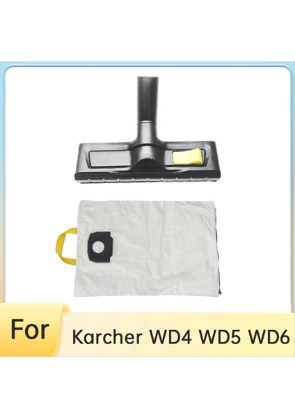 Karcher Wd4 Wd5 Wd6 Zemin Fırçası Bez Çantası Değiştirilebilir Islak/kuru Nozul Zemin Fırçası Başlığı A Parçası (Yurt Dışından)