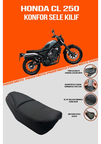 Honda CL 250 Konfor Sele Kılıf