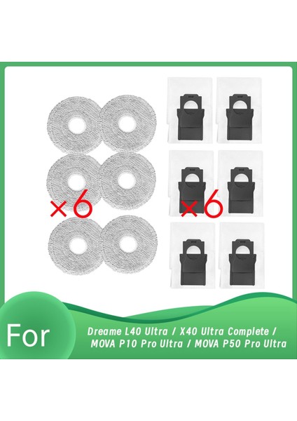 Dreame L40 Ultra / X40 Ultra Complete / Mova P10 Pro Ultra / Mova P50 Pro Ultra Elektrikli Süpürge Parçalarının Değiştirilmesi (Yurt Dışından)