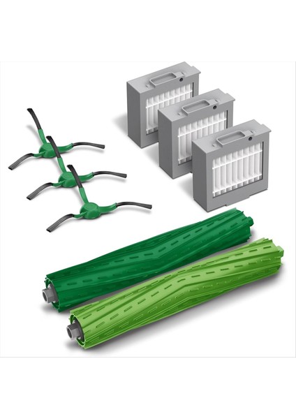 Irobot Roomba Max 705 Vac / Irobot Roomba Plus 504 Vac Elektrikli Süpürge Aksesuarları Için 8 Adet Ana Yan Fırça Filtresi (Yurt Dışından)