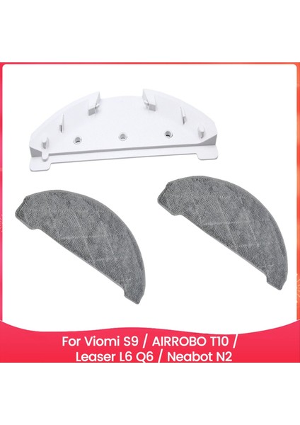 Viomi S9 / Aırrobo T10 / Leaser L6 Q6 / Neabot N2 Robot Süpürge Parçası Için Yedek Paspas Braketi Seti (Yurt Dışından)