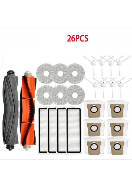 Dreame L10S Ultra / L10S Pro Robot Süpürge Aksesuarları Vakum Torbaları Paspas Filtresi Elektrikli Süpürge Temizleme Fırçaları (Yurt Dışından) fiyatları