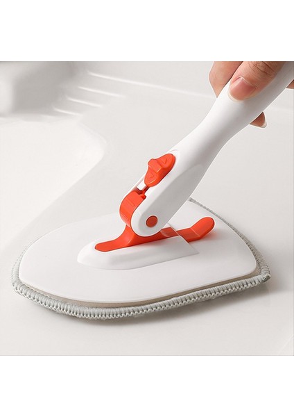 2'si 1 Arada Küvet Fayans Fırçası Temizleme Fırçası 180° Ayarlanabilir Teleskopik Çubuk Sert Kıllar Ovma Pedleri Temizleme Araçları (Yurt Dışından) fırsatları