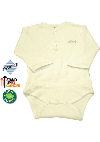 Sema Baby Uzun Kol Kaşkorse Badi (Body) - Ekru 18-24 Ay indirimleri