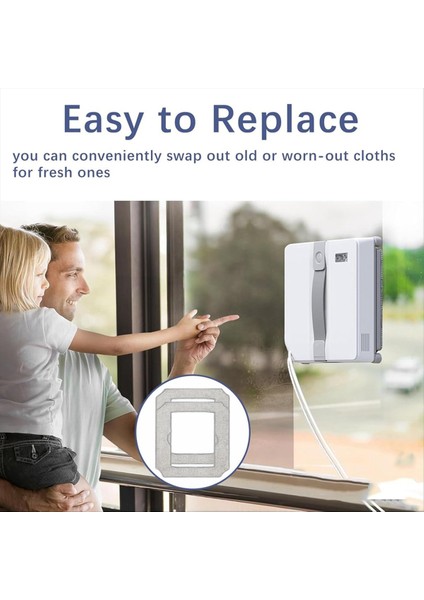 Ecovacs Winbot Mini Için Yıkanabilir Mendil Temizlik Bezleri, W-CC02-0012 Yedek Ped, Temizlik Robotu Aksesuarları (Yurt Dışından) fırsatları