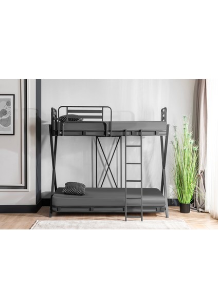 x Deprem Ranza 90X190 Metal Ranza Siyah fiyatları