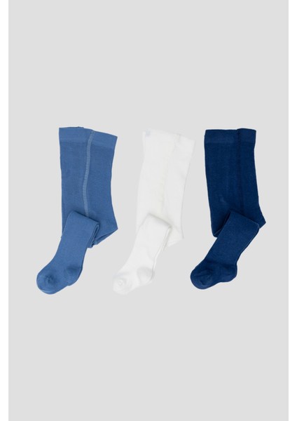 3 Adet Pamuklu Erkek Çocuk ve Bebek Külotlu Çorabı