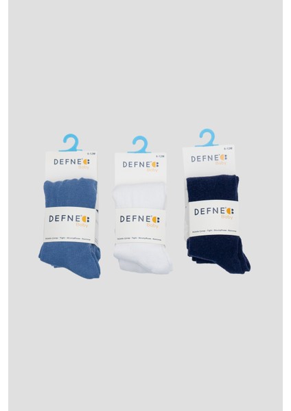 3 Adet Pamuklu Erkek Çocuk ve Bebek Külotlu Çorabı indirimleri