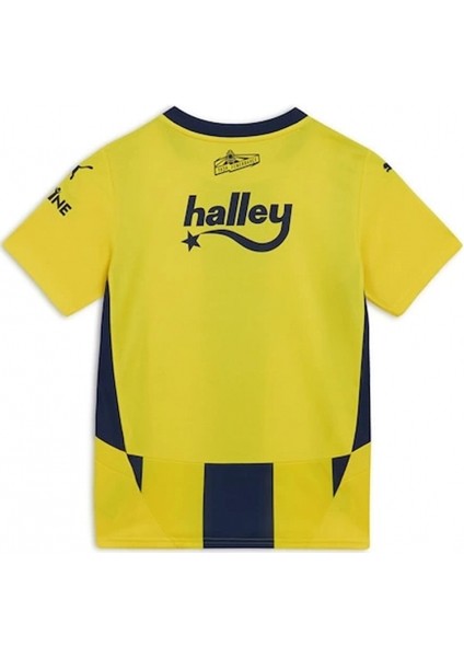 775364-01 Fenerbahçe 24/25 Çocuk Unisex Iç Saha Çubuklu Forması Sarı-Lacivert modelleri