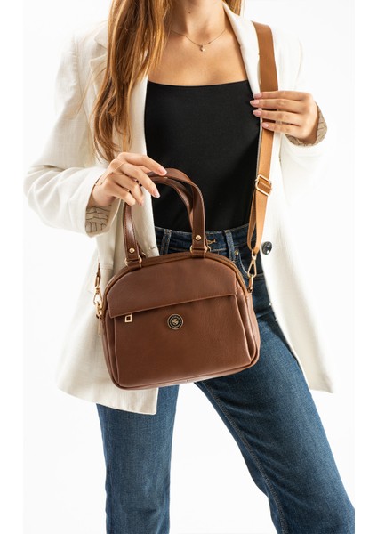 Kadın Suni Deri Ayarlanabilir Çapraz Askılı Smart Casual Omuz ve El Çantası indirimleri