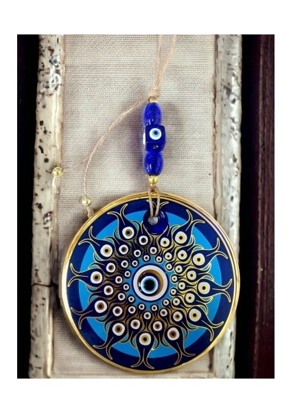 Dekoratif Desen Nazar Boncuklu Duvar Süsü Cam Duvar Dekoru fiyatları