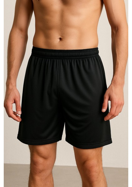 Erkek Siyah Futbol Şortu ve Çorabı Seti - Numara Baskılı Spor Kombin (10 Numara) modelleri