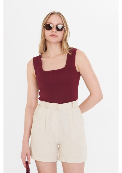 Kadın Kolsuz Kalın Askılı Ince Yazlık Kare Yaka Triko Atlet 3'lü Set fırsatları