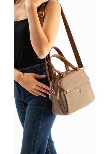 Kadın Suni Deri Ayarlanabilir Çapraz Askılı Smart Casual Omuz ve El Çantası indirimleri