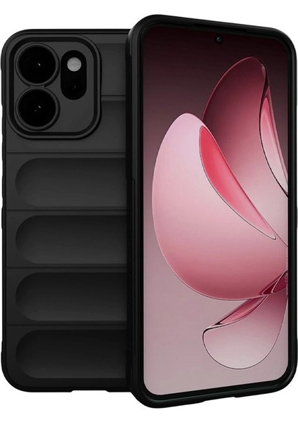 Optimum Oppo Reno 14 Silikon Kılıf - Siyah