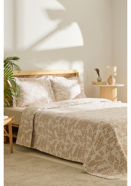 Maja Çift Kişilik Pike Takımı Bej