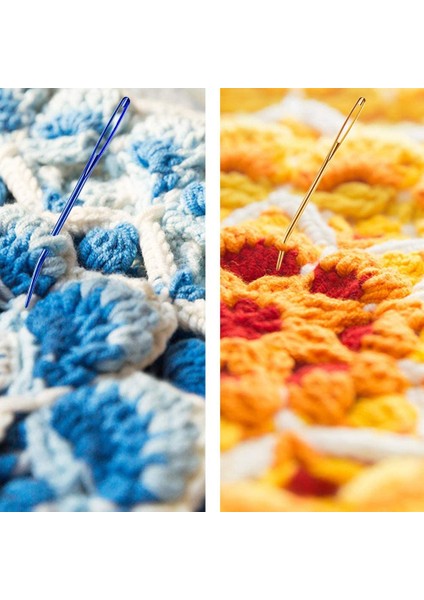 8pcs Iplik Iğnesi Dokuma Iğne Goblen Iğnesi Tığ Işi Için Bükülmüş Iğneler Tığ Işi Için Büyük Gözleme Iğneleri (Yurt Dışından) fırsatları