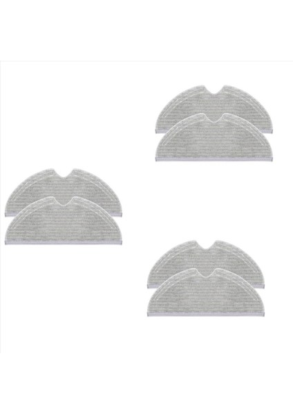 6pcs Xiaomi Mijia 1c 1t F9 D9 Robot Vakum-Mop Kuru Islak Mop Kumaş Parçaları Su Tankı Paçavraları (Yurt Dışından)