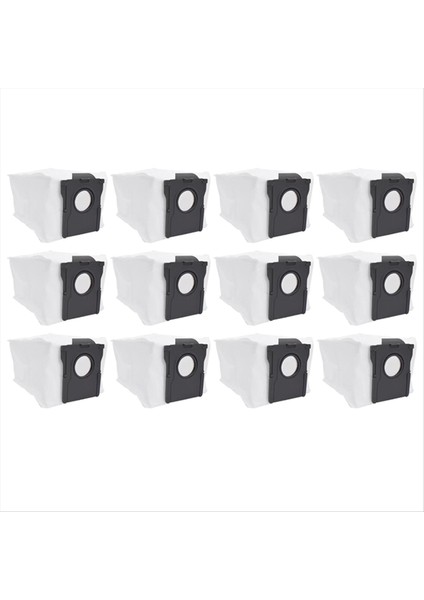 12PCS Dreame Bot X40 / X40 Pro / X40 Ultra Vakum Süpürge Dokunmayan Çöp Torbaları (Yurt Dışından)