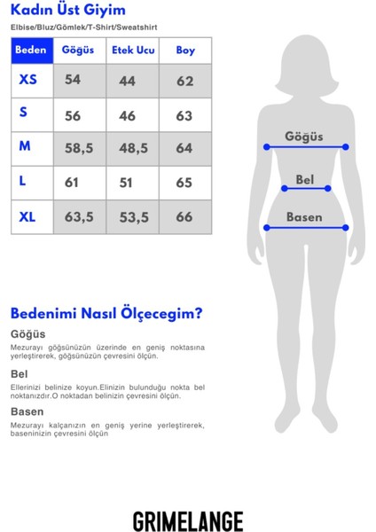 ARINEL Kadın V Yaka Regular Fit Lacivert Sweatshirt