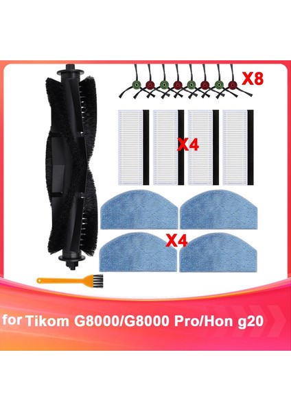 Tikom G8000/G8000 Pro/honıture G20 Robot Süpürge Yedek Parçaları - Yedek Aksesuarlar - Ana Silindir Fırça (Yurt Dışından)