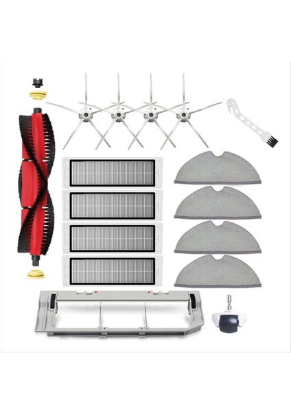 Roborock S5 S50 S5 Max S6 S6 S6 Maxv S6 Saf E4 E5 Robot Vakum Süpürge Ana Yan Fırça Hepa Filtre Paspas Yedek Parçaları (Yurt Dışından)