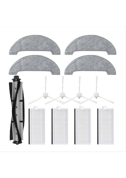 Polaris Için Pvcr 0905 Wifi Iq Home Panorama Aqua Yedek Parçalar Aksesuarlar Ana Yan Fırça Hepa Filtre Mop Kumaş (Yurt Dışından)