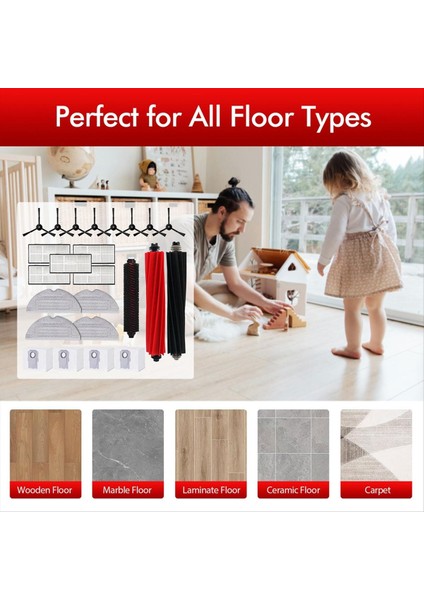 Roborock Için Yedek Parçalar S8 S8 + (S8 Plus) S8 Pro Ultra Robot Vakum Süpürge Aksesuar Kiti Silindir Fırçası (Yurt Dışından) fırsatları