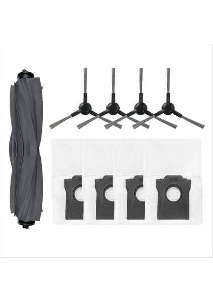 Mova G30 / G20 Master Silikon Silin Silin Fırça Toz Torbası Robot Vakum Temizleyici Aksesuarları Yedek Parçalar Değiştirme (Yurt Dışından)