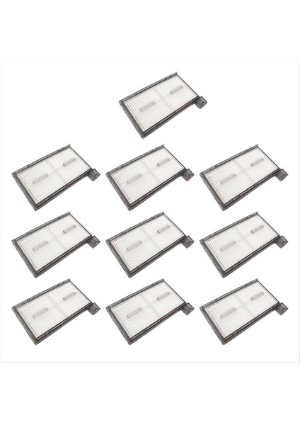 10PCS Eufy X8 Pro / X8 Pro Ses Robot Vakum Süpürgeleri Aksesuarları Için Yedek Yıkanabilir Filtreler Hepa Filtre (Yurt Dışından)